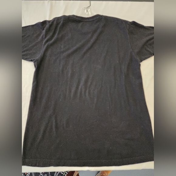 Star Wars Black Tee Shirt Red Letter Graphics Short Sleeve Top, sz LG - Picture 9 of 11